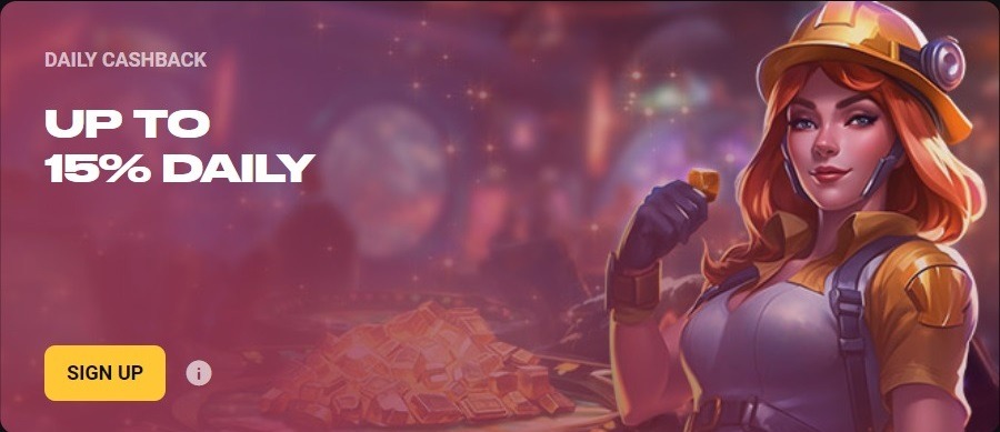Slots Mines Casino Cashback Bonus