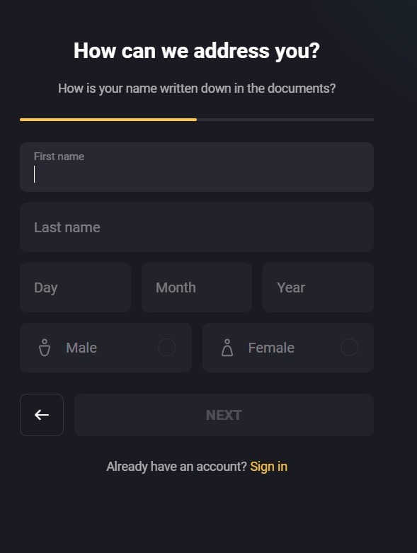 SlotsMines Sign Up