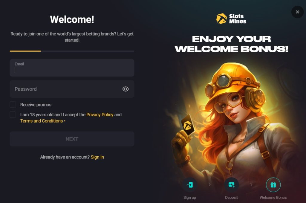 Sign Up Page