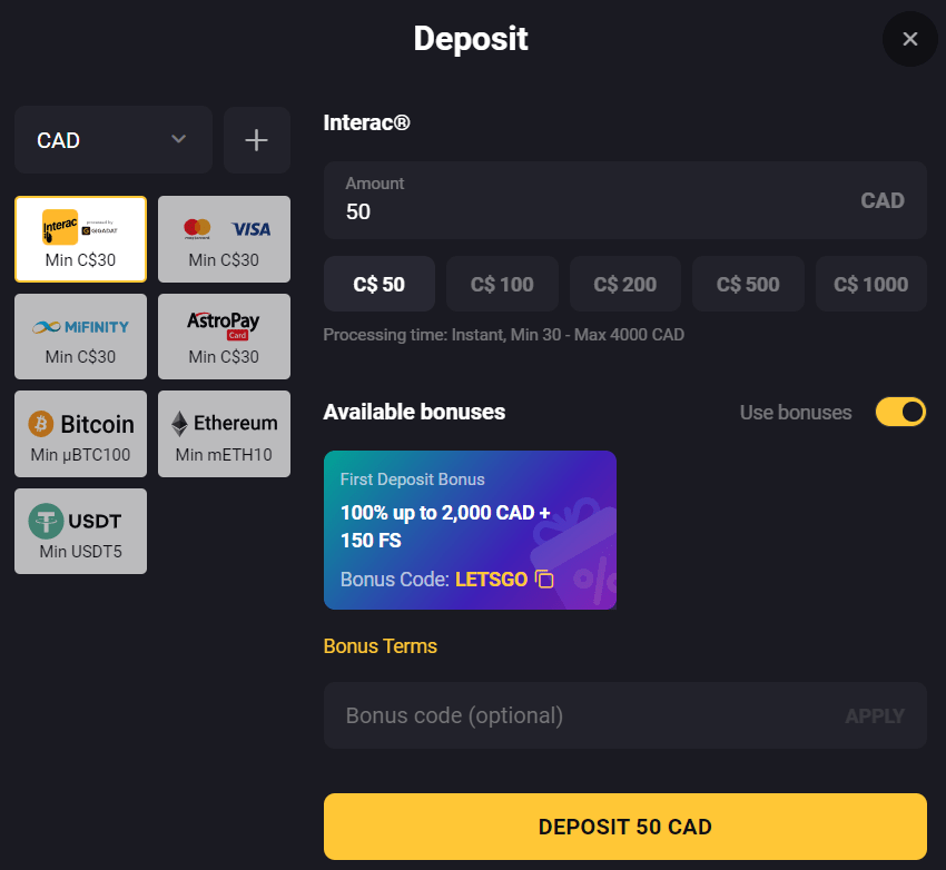 Slots Mines Casino how to deposit